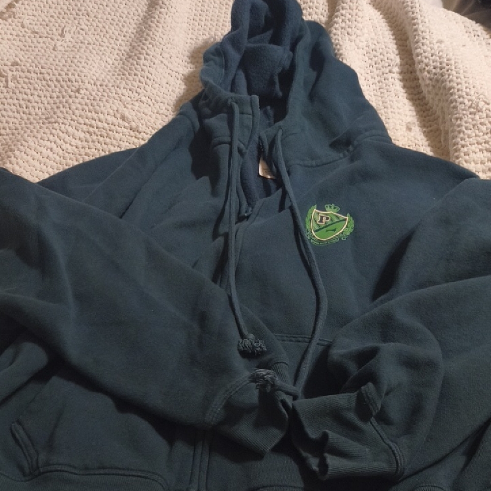 PINK Victoria's Secret Deep Teal Hoodie